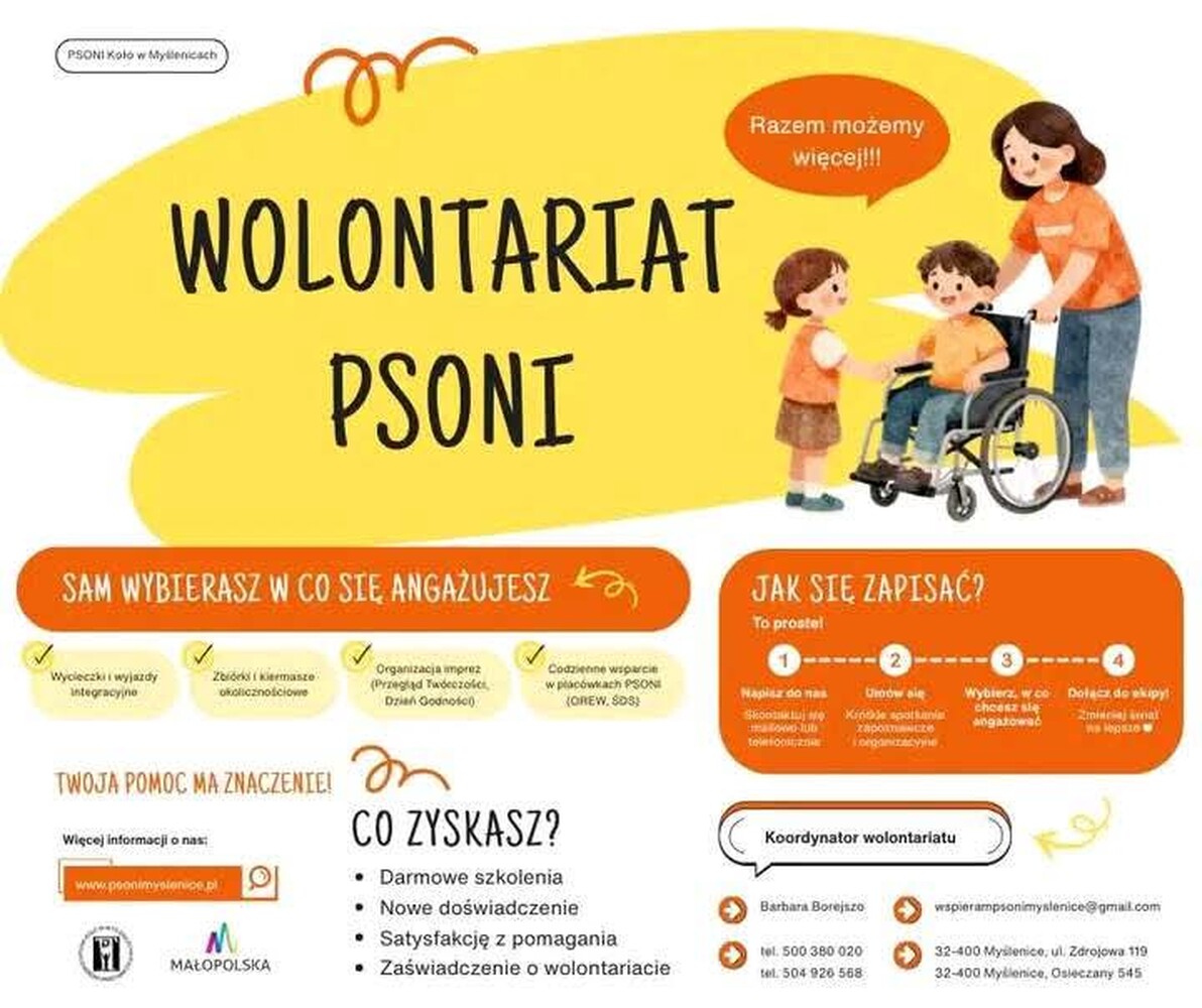 Wolontariat w PSONI ma moc” – podsumowanie realizacji projektu