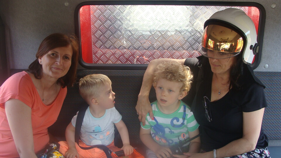 Wizyta Państwowej Straży Pożarnej z Myślenic