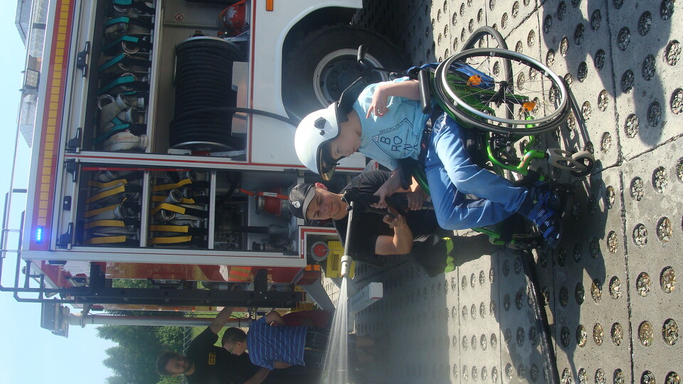 Wizyta Państwowej Straży Pożarnej z Myślenic