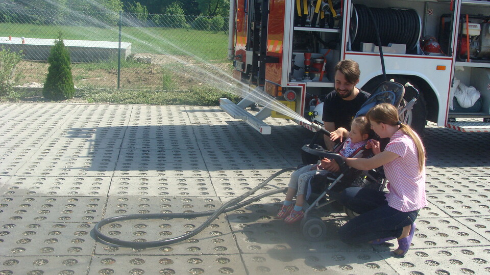 Wizyta Państwowej Straży Pożarnej z Myślenic