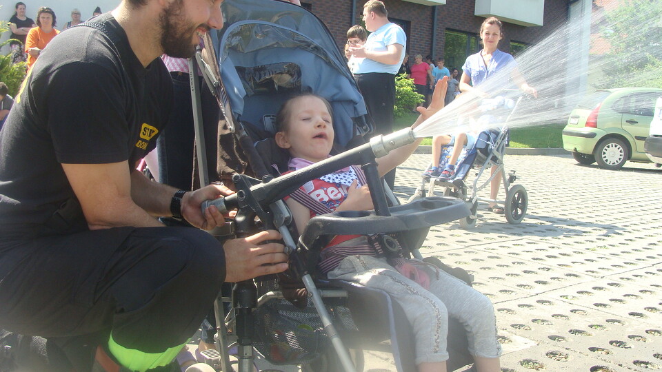 Wizyta Państwowej Straży Pożarnej z Myślenic