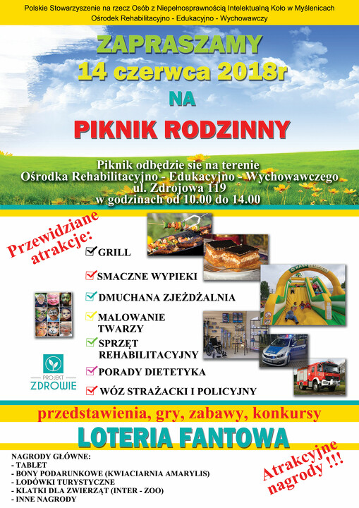 Piknik Rodzinny - Zapraszamy !!!!