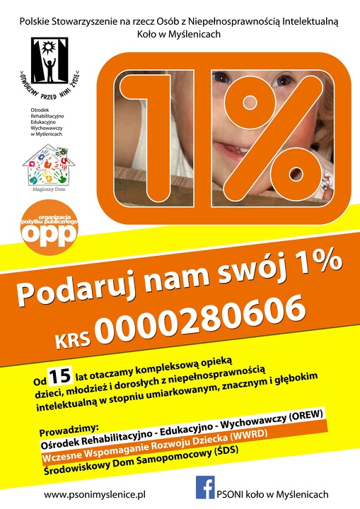 Podaruj Nam 1% podatku