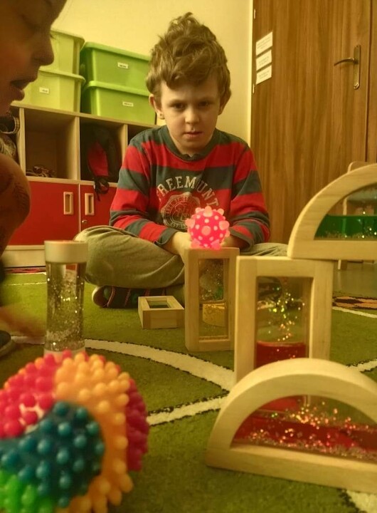 Przenośne Zestawy stymulujące Percepcję Wzrokową, Słuchową i dotykową.