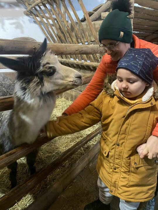 Odwiedziny w żywej szopce