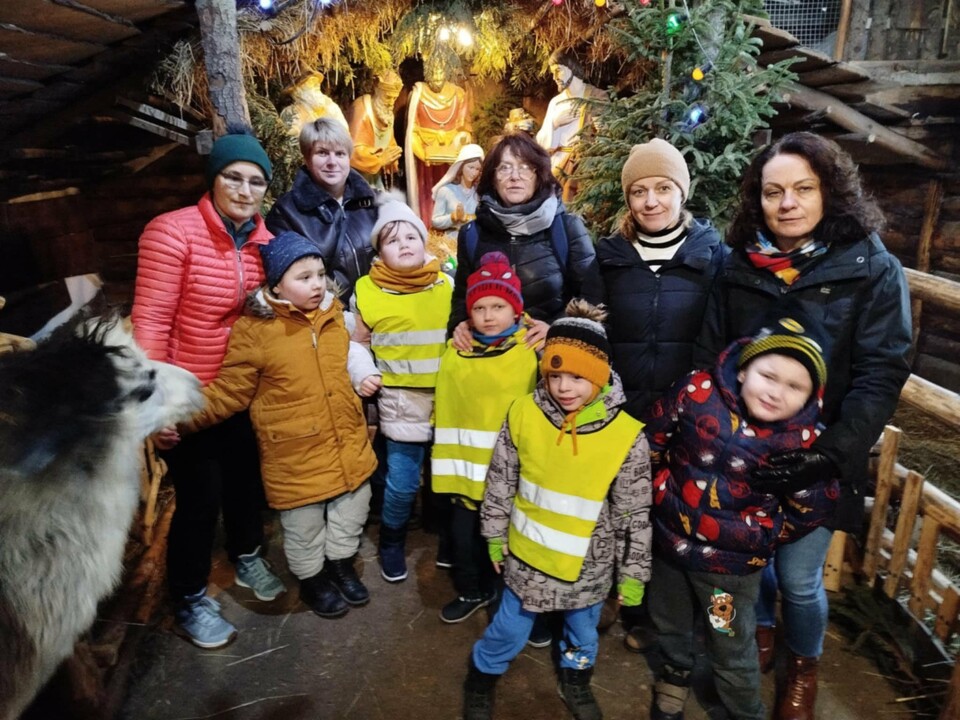 Odwiedziny w żywej szopce